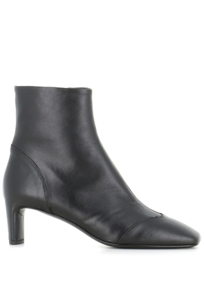 Del Carlo 55mm leather boots - Black