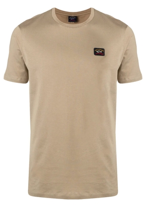Paul & Shark logo patch T-shirt - Neutrals
