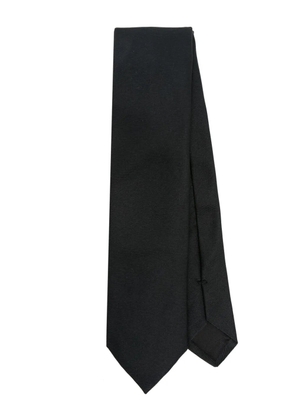 Versace '90s Vintage-logo silk tie - Black