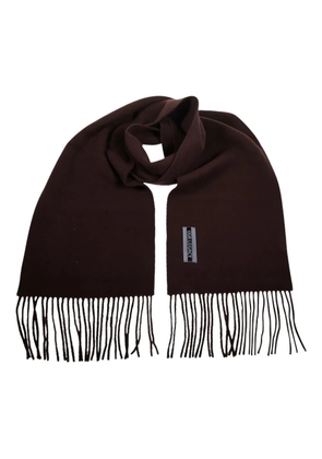 OUR LEGACY logo-patch scarf - Brown