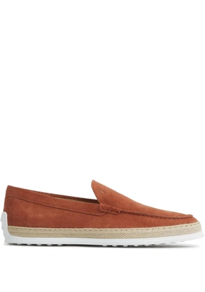 Tod's suede loafers - Orange