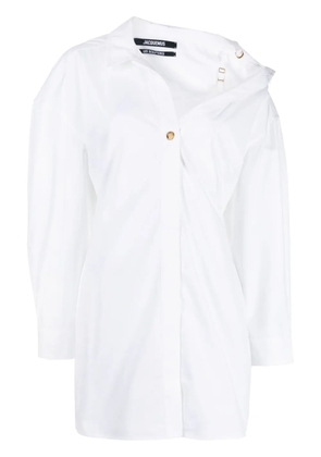 Jacquemus La Mini Robe Chemise shirt dress - White