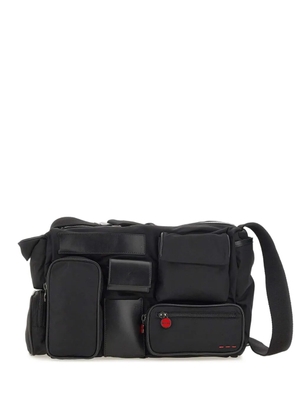 Kiton zip pocket shoulder bag - Black