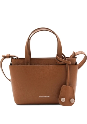 Fabiana Filippi leather tote bag - Brown