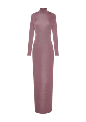 Saint Laurent long-sleeve maxi dress - Pink
