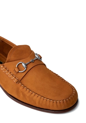 Gucci Horsebit almond-toe loafers - Brown