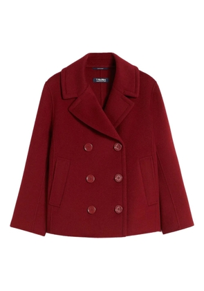 'S Max Mara Elise double-breasted wool jacket - Red