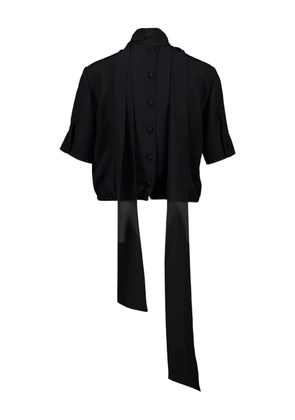 Gucci button-fastening short-sleeve blouse - Black