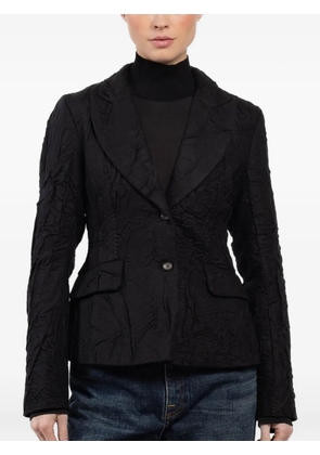 Masnada single-breasted fitted blazer - Black