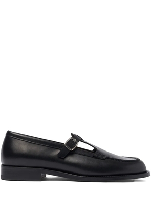 Scarosso leather loafers - Black