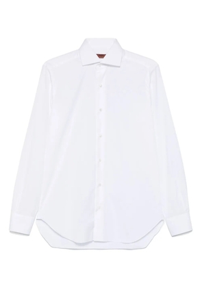 Barba long-sleeved button-up shirt - White