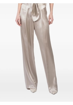 The Sei wide-leg trousers - Neutrals