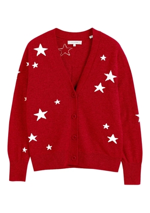 Chinti & Parker star-motif cardigan - Red