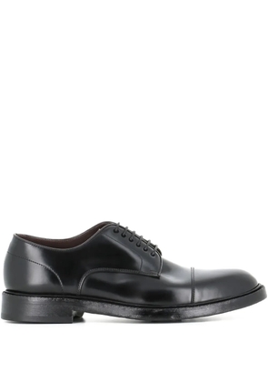 Green George 7084 cap-toe Derby shoes - Black