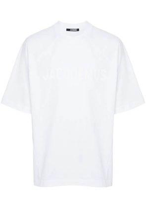 Jacquemus Le Tshirt Typo logo-print T-shirt - White