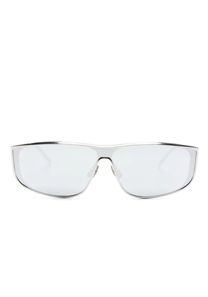 Saint Laurent Eyewear Luna logo-embossed sunglasses - Silver