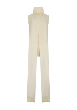 Di Stavnitser Aida funnel neck top - Neutrals