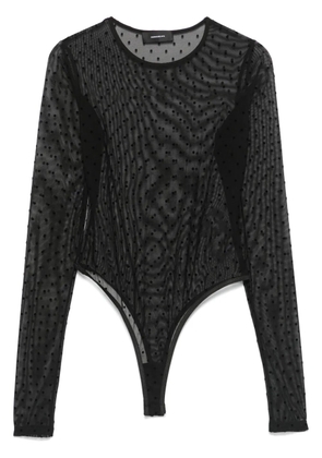 WARDROBE.NYC polka-dot bodysuit - Black