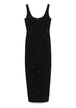 Huishan Zhang Rosemary maxi dress - Black