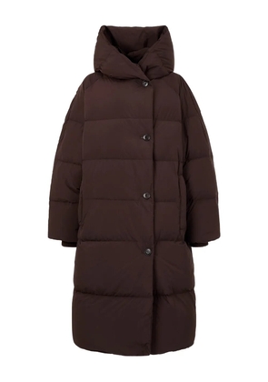 TOMBOY single-breasted puffer jacket - Brown