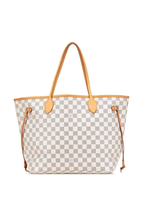Louis Vuitton Pre-Owned 2014 Damier Azur Neverfull MM tote bag - Brown