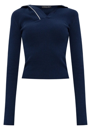 Y/Project ribbed top - Blue