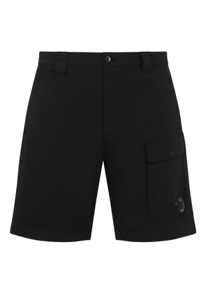 C.P. Company Lens-detail shorts - Black