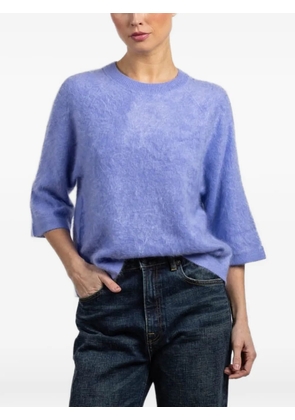 Autumn Cashmere three-quarter sleeve sweater - Blue
