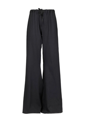 Hannes Roether drawstring trousers - Black