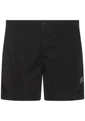 C.P. Company logo-patch shorts - Black