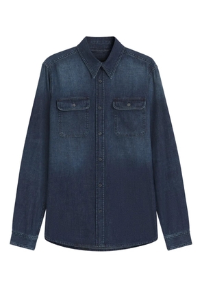 BOSS double-pocket denim shirt - Blue