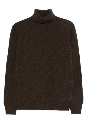 Barba roll-neck sweater - Brown