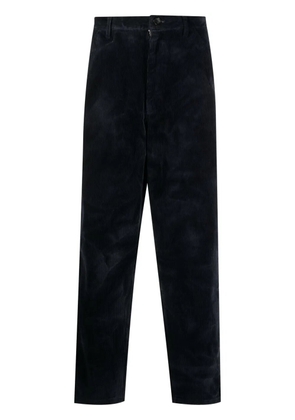 Comme Des Garçons Shirt mid-rise corduroy trousers - Blue