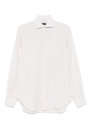 Barba striped shirt - Neutrals