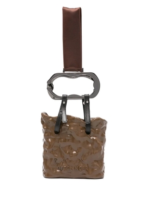 Ottolinger carabiner-handle tote bag - Brown