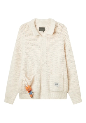 Musium Div. pockets buttoned cardigan - White