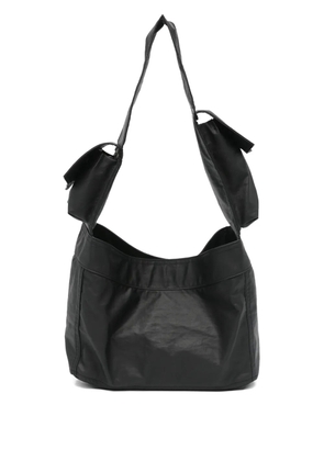 Y-3 small Newspaper shoulder bag - Black