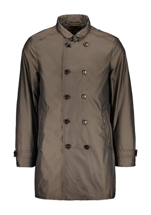 Moorer double-breasted coat - Brown