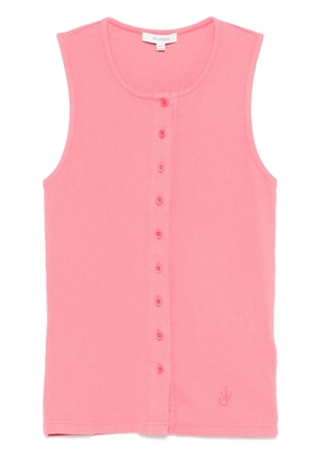 JW Anderson buttoned tank top - Pink