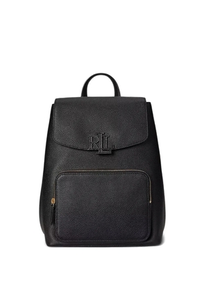 Lauren Ralph Lauren medium Cameryn logo-embossed backpack - Black