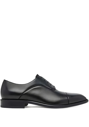 BOSS leather Oxford shoes - Black