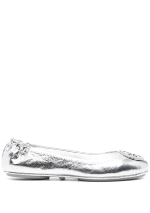 Tory Burch Minnie Travel ballet flats - Silver