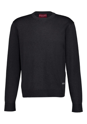 Gucci intarsia-logo sweater - Grey