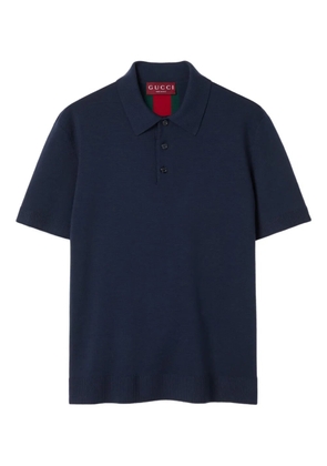 Gucci wool polo shirt - Blue