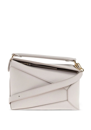 LOEWE Puzzle leather tote bag - Grey