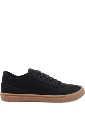 The Row round-toe lace-up sneakers - Black