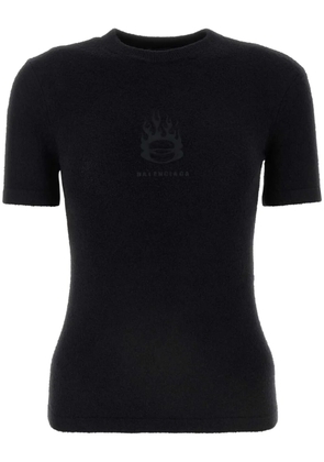 Balenciaga terry-cloth t-shirt - Black