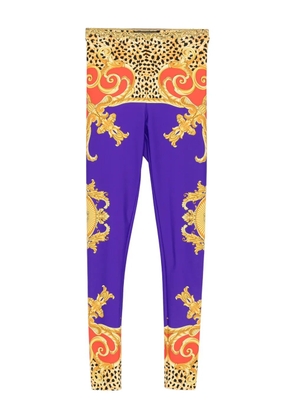 Versace printed leggings - Yellow