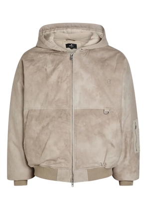 Represent hooded bomber jacket - Neutrals