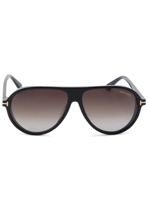 TOM FORD Eyewear Marcus pilot-frame sunglasses - Black
